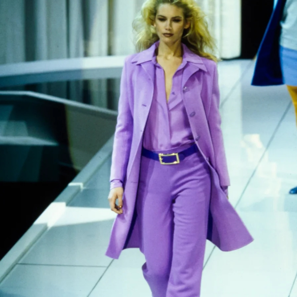 Gianni Versace 1996 runway fall/winter coat